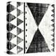 Patterns of the Savanna II No Gray BW-Moira Hershey-Stretched Canvas