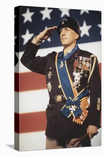 "Patton" by Franklin Schaffner with George C. Scott, 1970 (photo)-null-Stretched Canvas