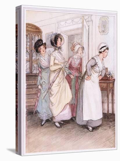 Patty Ushers in the Sisters, Willoughby and Miss Henrietta-Hugh Thomson-Premier Image Canvas