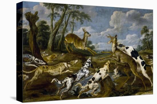 Paul de Vos / Deer Hunting, 1637-1640-Paul De Vos-Premier Image Canvas