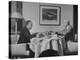 Paul G. Hoffman Having Lunch with William L. Clayton-Thomas D^ Mcavoy-Premier Image Canvas