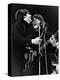 Paul Mccartney and George Harrison on Stage-Associated Newspapers-Stretched Canvas