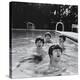 Paul McCartney, George Harrison, John Lennon and Ringo Starr Taking a Dip in a Swimming Pool-John Loengard-Premier Image Canvas