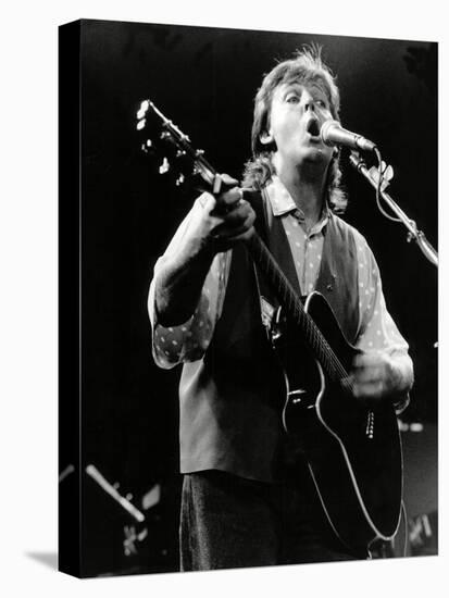 Paul Mccartney on Stage In, 1989-Associated Newspapers-Stretched Canvas