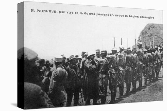 Paul Painlevé Reviewing French Foreign Legion Troops, Morocco, C1926-null-Premier Image Canvas