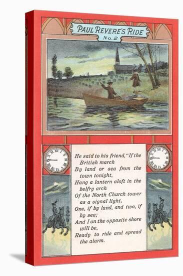 Paul Revere's Ride, Poem-null-Stretched Canvas