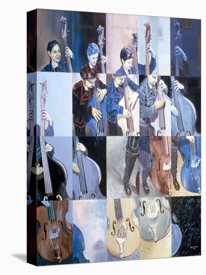 Paula Gardiner, Jazz Bassist, 1998-Huw S. Parsons-Premier Image Canvas