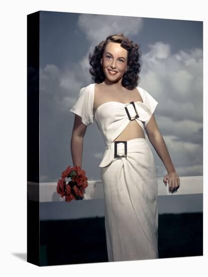 PAULETTE GODDARD in the 40's (photo)-null-Stretched Canvas