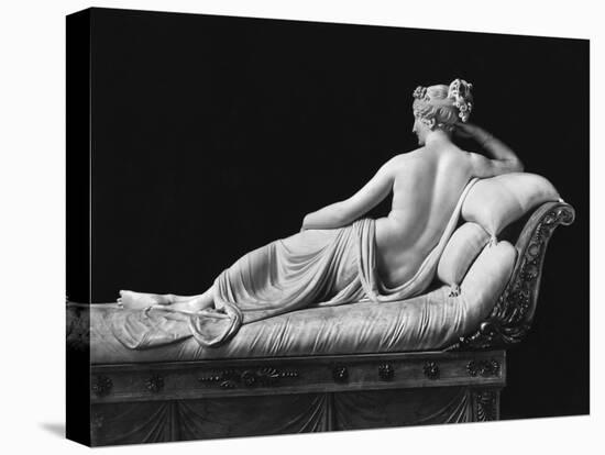 Pauline Bonaparte, Princess Borghese as Venus Triumphant, Rear View, c.1805-08-Antonio Canova-Premier Image Canvas