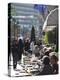 Pavement Cafe, Pohjoisesplanadi Street, Esplanade, Helsinki, Finland, Scandinavia, Europe-Dallas & John Heaton-Premier Image Canvas