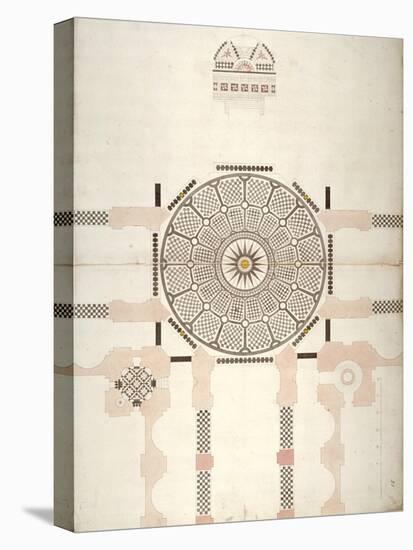 Pavement under the Cupola of St Paul's Cathedral, London, C1820-null-Premier Image Canvas