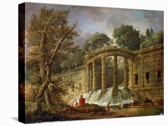 Pavilion with the Cascade, 1760-Hubert Robert-Premier Image Canvas