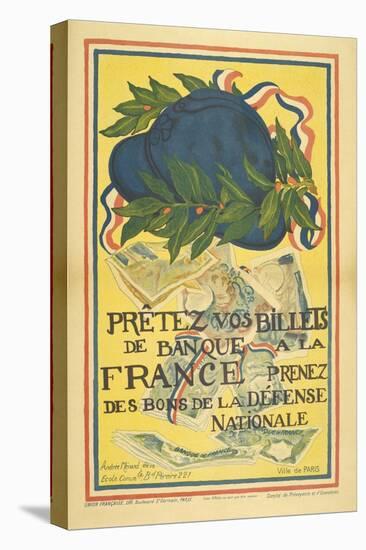 Pay Your Bills For the Defence Of France-null-Premier Image Canvas