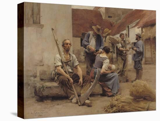 Paying the Harvesters, 1882-Léon Augustin L'hermitte-Premier Image Canvas