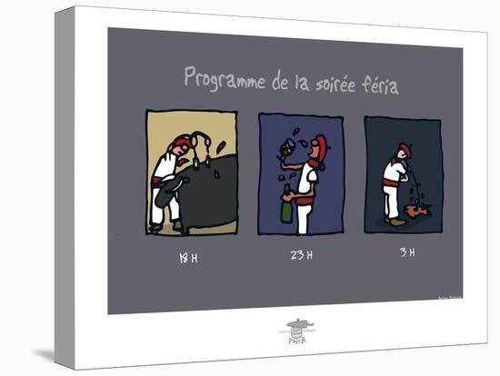 Pays B. - Programme de la féria-Sylvain Bichicchi-Stretched Canvas