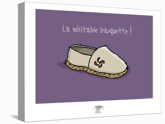 Pays B. - Véritable basquette-Sylvain Bichicchi-Stretched Canvas