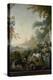 Paysage au chien-Jean Baptiste-Premier Image Canvas