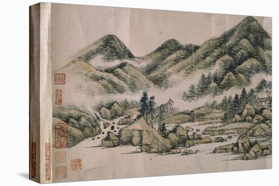 Paysage dans le style de Huang Gongwang-Yuanqi Wang-Premier Image Canvas