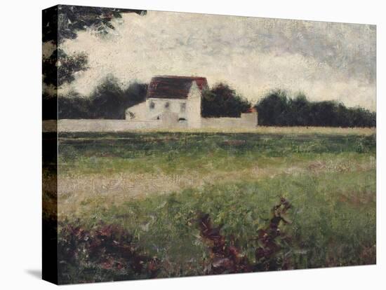 Paysage de l'Ile-de-France-Georges Seurat-Premier Image Canvas