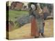 Paysannes bretonnes-Paul Gauguin-Premier Image Canvas