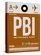 PBI West Palm Beach Luggage Tag II-NaxArt-Stretched Canvas