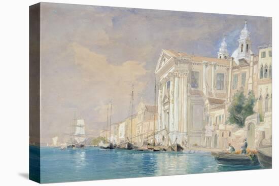 Pd.61-1958 Church of the Gesuati, Venice, 3rd September 1857 (W/C over Pencil on Paper)-James Holland-Premier Image Canvas
