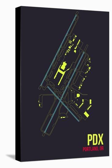 PDX Airport Layout-08 Left-Premier Image Canvas