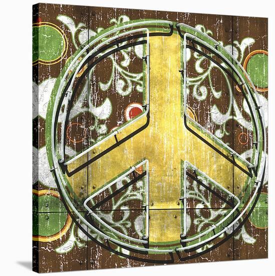 Peace 2 (sign)-Anthony & Nancci Ross-Stretched Canvas