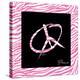 Peace Hot Pink-OnRei-Stretched Canvas