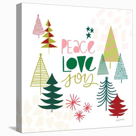 Peace Love Joy II-Cheryl Warrick-Stretched Canvas