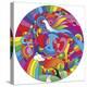 Peace Love Music Circle-Howie Green-Premier Image Canvas