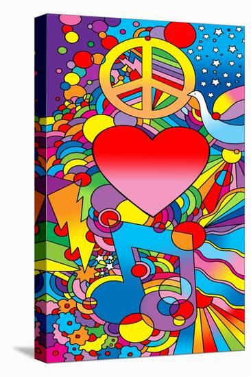 Peace Love Music-Howie Green-Premier Image Canvas