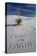 Peace on Earth Written in Sand-Darrell Gulin-Premier Image Canvas