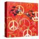 Peace Sign Ladybugs I-Alan Hopfensperger-Stretched Canvas