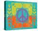 Peace Sign Quilt II-Alan Hopfensperger-Stretched Canvas