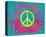 Peace Sign Quilt IV-Alan Hopfensperger-Stretched Canvas