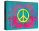 Peace Sign Quilt IV-Alan Hopfensperger-Stretched Canvas
