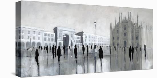 Peaceful Plaza-Shawn Mackey-Stretched Canvas