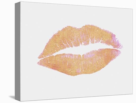 Peach and Gold Lips-Natasha Wescoat-Premier Image Canvas