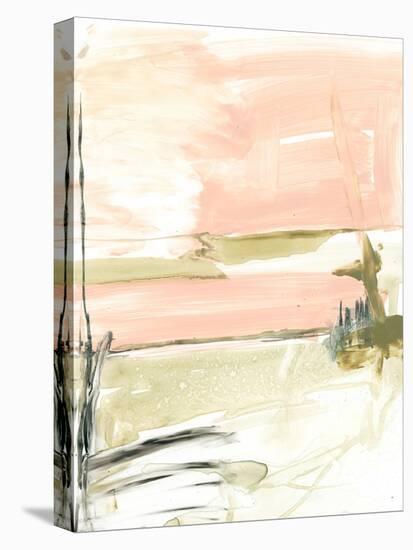 Peach Sorbet II-Jennifer Goldberger-Stretched Canvas