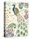 Peacock Fantasy III-Daphne Brissonnet-Stretched Canvas