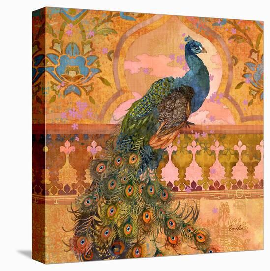 Peacock In Shangri-La-null-Stretched Canvas