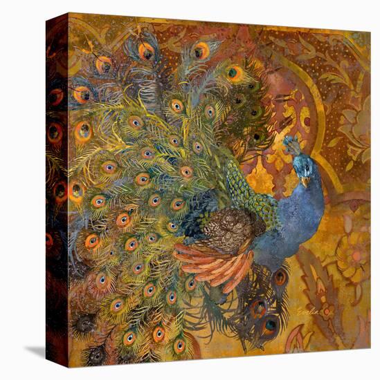 Peacock Prance-null-Stretched Canvas