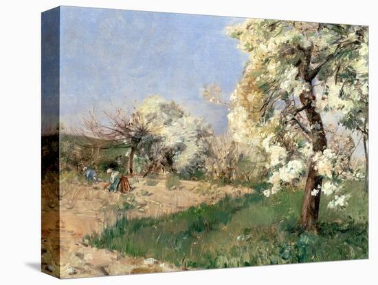 Pear Blossoms, Villiers-De-Bel-Childe Hassam-Premier Image Canvas