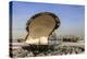 Pearl Monument with Moored Dhows and Modern City Skyline of West Bay, Middle East-Eleanor Scriven-Premier Image Canvas