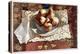 Pears in a Bowl on an Oriental Rug-Helen J. Vaughn-Premier Image Canvas