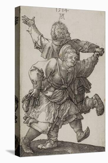 Peasant Couple Dancing, 1514-Albrecht Dürer-Premier Image Canvas
