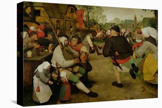 Peasant Dance, (Bauerntanz) 1568-Pieter Bruegel the Elder-Premier Image Canvas