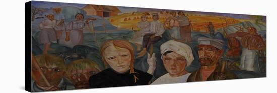 Peasant Land (From the Series Visages De Russi), 1917-Boris Dmitryevich Grigoriev-Premier Image Canvas