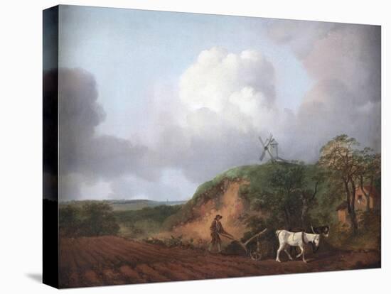 Peasant Ploughing with Two Horses, 1750-1753-Thomas Gainsborough-Premier Image Canvas